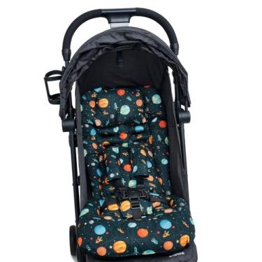 Imagem de Almofada Para Carrinho de Bebê Universal  - FOGUETE - CLICK TUDO