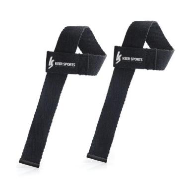 Imagem de Par Luva Strap Tala de Algodão Fitness Levantamento de Peso - KeerSpor
