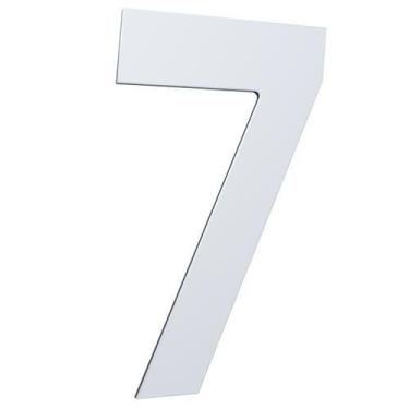 Imagem de Numero 130mm branco - 7 - metalmidia