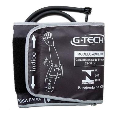 Imagem de Braçadeira Para Aparelho De Pressão Digital De Braço Gtech 22 x 32 Cm 