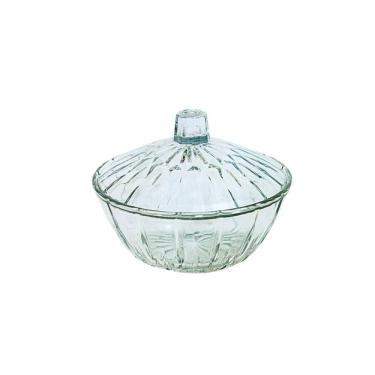 Imagem de Bomboniere De Vidro Com Tampa Baleiro Porta Objeto