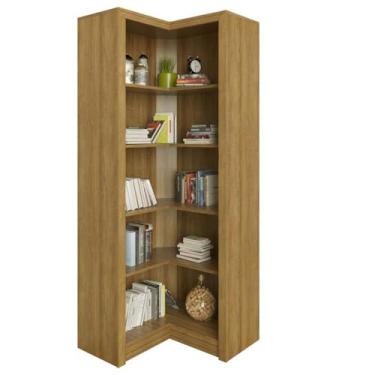 Imagem de Estante Armário de Canto Multimóveis Cr25034 Amendoa