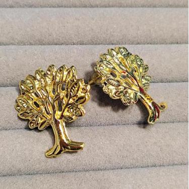 Imagem de Brinco Árvore da Vida Folheado Ouro 18k Antialérgico /Par de Brincos F