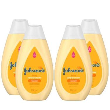Imagem de Kit Condicionador Johnson's Baby Regular 200ml com 4 unidades