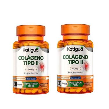 Imagem de Kit 2 Colágeno Tipo 2 Katigua 30 Cápsulas 40mg.