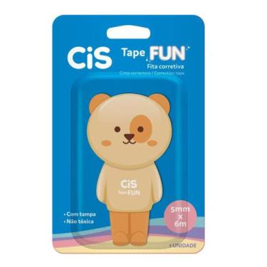 Imagem de Fita Corretiva Cis Tape Fun 4 Modelos Divertido 5mm X 6m