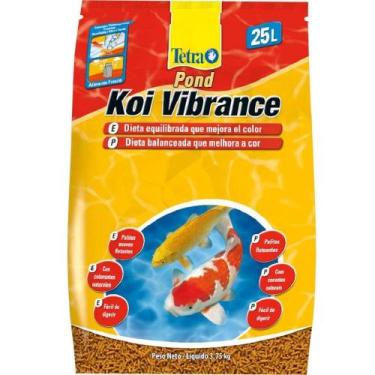 Imagem de Alimento para Peixe Tetra Peixes Pond Koi Vibrance - 3,7Kg