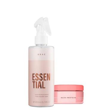Imagem de Kit Braé Hair Proteín e Essential Hair Spray (2 produtos)