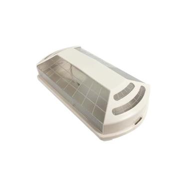 Imagem de Arandela Externa Tartaruga Prismática 22cm - Utron, Branco