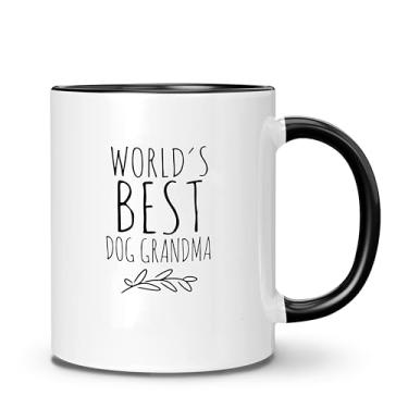 Imagem de DOTAIN Caneca World's Best Dog Grandma - Presentes para cães avós, presentes para amantes de cães, presentes de dia das mães para vovó de cachorro, melhores presentes de avó de cachorro, canecas de