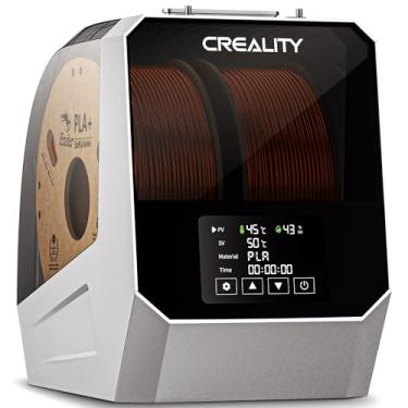Imagem de Creality Caixa de secador de filamento, carretel duplo Creality Space Pi Filamento Secador Plus com aquecimento rápido de 360° e aquecedor PTC, tela sensível ao toque de 10 cm, PLA, seda PLA, ABS