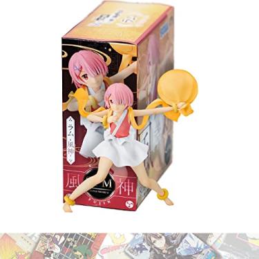 Imagem de Re:Zero -Starting Life in Another World Ram -Wind God-: 19cm Super Premium Figure Statue Figurine Bundled with 1 A.C.G. Compatible Theme Trading Card (0195933)