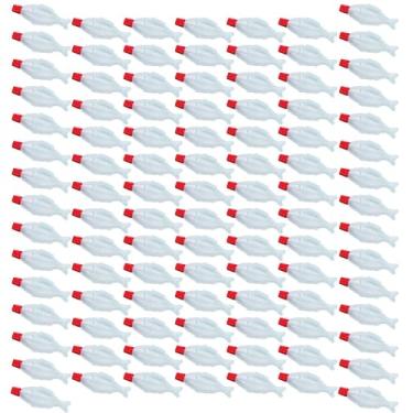 Imagem de ZEN GIFT ENTERPRISE Garrafas japonesas de molho de soja em forma de peixe Tarebin 4 ml 100 peças para caixa Bento, mini garrafas descartáveis, cozinha, temperos, molho, feito no Japão
