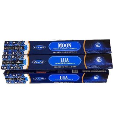 Imagem de Incenso De Massala Exotic Lua - Kit 3 Caixas - ELLO