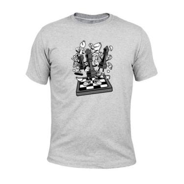 Imagem de Camiseta Plus Size T-Shirt Malha 30.1 Estampada Xadrez - Surprass, Cin