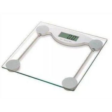 Imagem de Balança Digital Vidro Temperado Quadrada Academias Banheiro Clínicas -