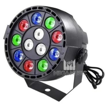 Imagem de Canhão Par36 12 Leds Rgb Dmx Jogo De Luz Balada Decoração - SHOWTECH, 