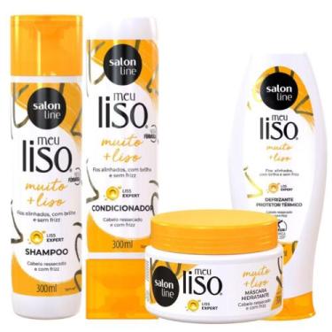 Imagem de Kit Salon Line Meu Liso Muito + Liso C/4