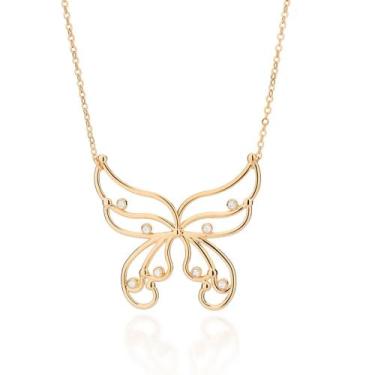 Imagem de Colar Maxi Gargantilha Banhada Ouro 18k Feminina Presente Lindo Para M