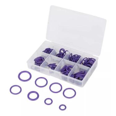 Imagem de Caixa Anel Oring Roxo Para Conexões de Ar Condicionado Automotivo 145 
