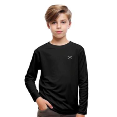 Imagem de Camisa segunda pele UV Infantil Moda Praia Verão Tamanhos 2 a 16 anos 