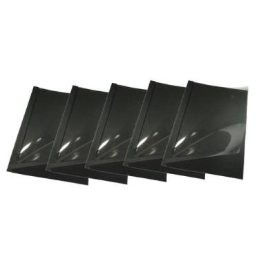 Imagem de Kit 5 Capas Encadernação Térmica Até 300 Folhas A4 Preta - Ibacemil
