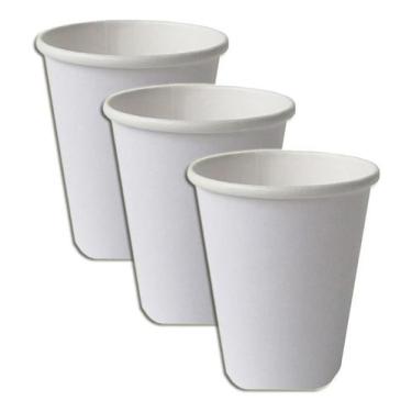 Imagem de Copo De Papel Biodegradável 120ml Branco Liso 55un Kit 3 - Theoto, Cop