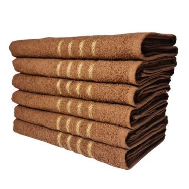Imagem de Kit 06 Toalha de Banho Dubai 70x130cm 280g 100% Algodão Atacado - Toal