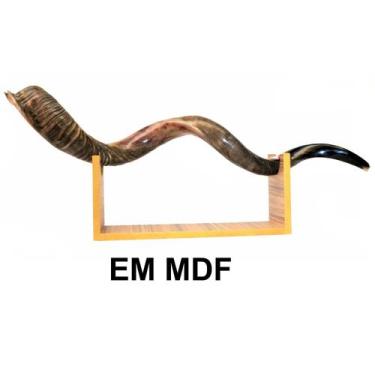 Imagem de Suporte Para Shofar De Antílope Em MDF Grande - NACIONAL