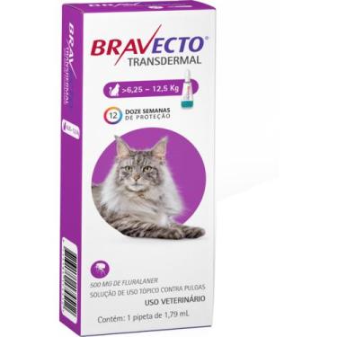 Imagem de BravectoTransdermal Gato de 6,25 A 12,5KG