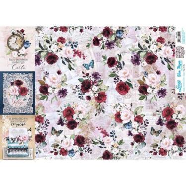 Imagem de Slim Paper Decoupage 33,8 x 47,3 cm - Coleção Memórias Vintage - SPL-0
