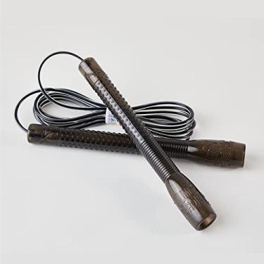 Imagem de Corda de pular para exercícios aeróbicos, boxe, CrossFit – Corda de pular ajustável para homens e mulheres, leve, sem emaranhados, feita na Coreia (corda de salto dourada cristal, UA-430) (Pop Star