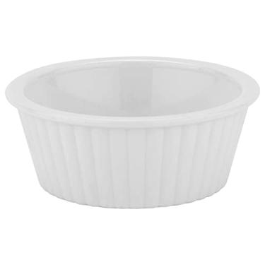 Imagem de G.E.T. Enterprises ER-402-W Ramekin canelado, resistente à ruptura, San, branco (pacote com 12)