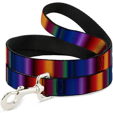 Imagem de Buckle-Down Coleira para animais de estimação - Zarape3 Vertical Multi Color Fade - 4 metros de comprimento - 2,5 cm de largura