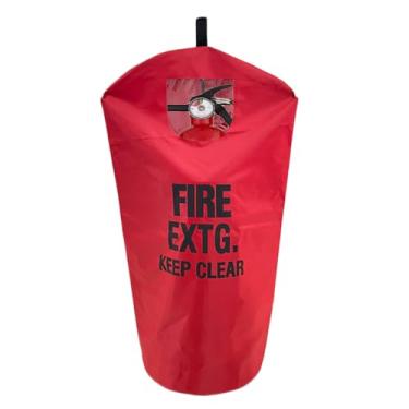 Imagem de Capa de extintor de incêndio - Proteção de segurança contra incêndio contra arranhões e arranhões, resistente, 1 peça (5,9-9 kg)