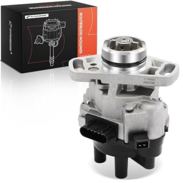 Imagem de A-Premium Distribuidor de ignição com tampa e rotor compatível com Mitsubishi Mirage 1991-1995 e Dodge Colt 1991-1994 e Eagle Summit 1991-1996 e Plymouth Colt 1991-1995, 1,5L