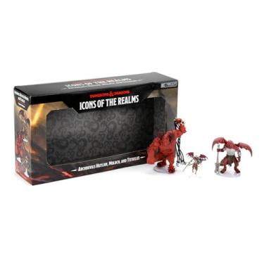 Imagem de WizKids Miniaturas D&D Icons of The Realms: Archdevils - Hutijin, Moloch, Titivilus - Conjunto de 3 miniaturas pré-pintadas. Dungeons & Dragons