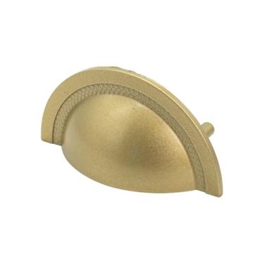 Imagem de Puxador Para Móveis Gaveta Armário Concha 1022 64mm (Dourado Fosco)