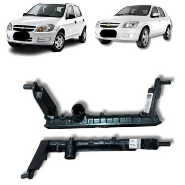 Imagem de Caixa De Radiador Gm Celta Prisma Com Retorno 323mmx42mm - Super Solda