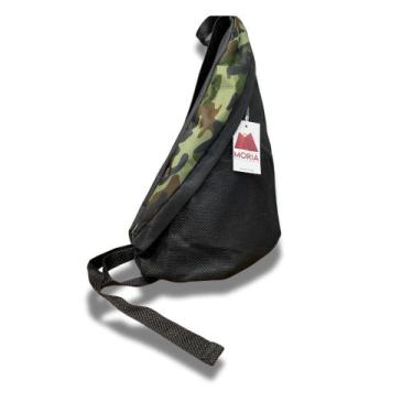 Imagem de Mochila Transversal Unisex com Alça e Bolso Externo para o dia-a-dia e