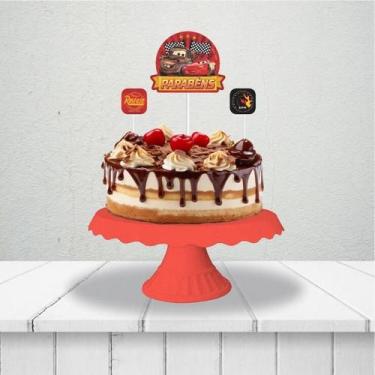Imagem de Topo de bolo festa Carros Disney Decoração Aniversário EVA - Piffer