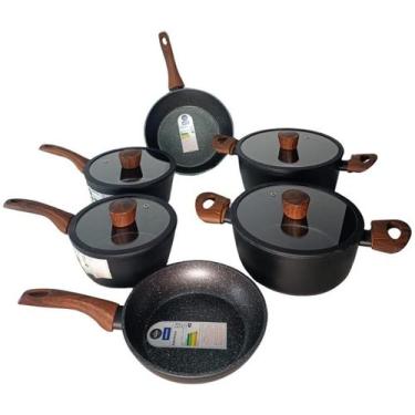 Imagem de Conjunto de Panelas Brinox  Ceramic Life 6 Peças Sirius