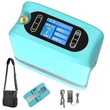 Imagem de Gerador de 0xigeni0 Portátil Silencioso - 96% de Concentração, Fluxo Ajustável 1-7 L/min, Bateria de 6500 mAh, Bateria de Longa Duração