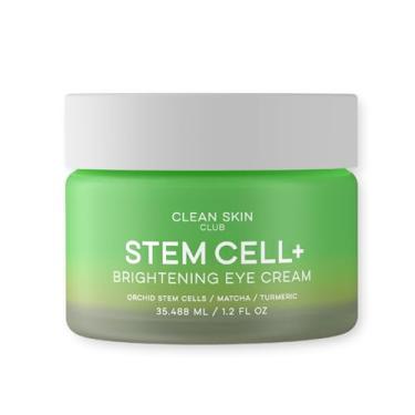 Imagem de CLEAN SKIN CLUB Creme Para Os Olhos Brightening Stem Cell+ - Reduz Olheiras, Inchaço, Rugas - Melhora O Colágeno E A Elasticidade - Fórmula Hidratante Para Uma Pele Jovem