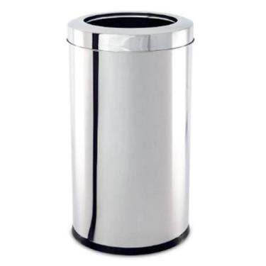 Imagem de Lixeira em aço inox licheira para banheiro de conveniencia - A.R Varie