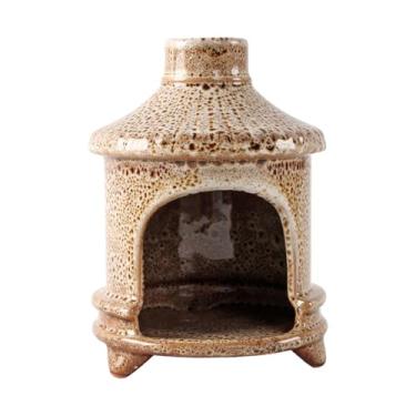 Imagem de Ioensy Tabel de decoração de incenso peça central, artesanato único e compacto para mulheres estantes de estante, Pontos Brancos