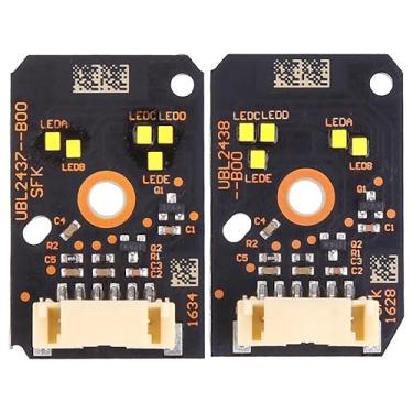 Imagem de 2 peças amarelo DRL LED Angel Eyes Estabilizador para BMW F90 M5 G30 530i 540i M550iX G31 G38 G32 GT Farol esquerdo e direito de substituição 63117214939 63117214940