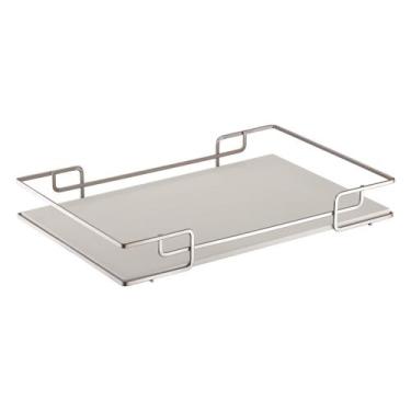 Imagem de Bandeja Multiuso Hara Luana Tampo material sintético Bege 39x70 Cm, Cr