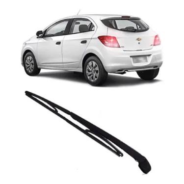 Imagem de Haste / Braço completo com Palheta para Limpador de Parabrisa Traseiro para Chevrolet Onix ano 2012 2013 2014 2015 2016 2017 2018 2019