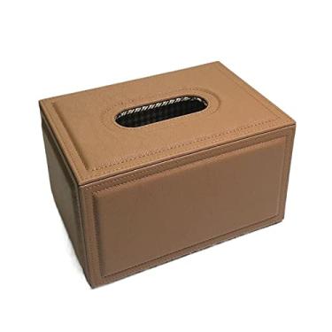 Imagem de Caixa dispensador de lenços caixa de papel moderna simples moda caixa de papel decoração de casa leve luxo caixa de lenços durável caixa de guardanapo suporte de caixa de lenços (cor: B) (D)